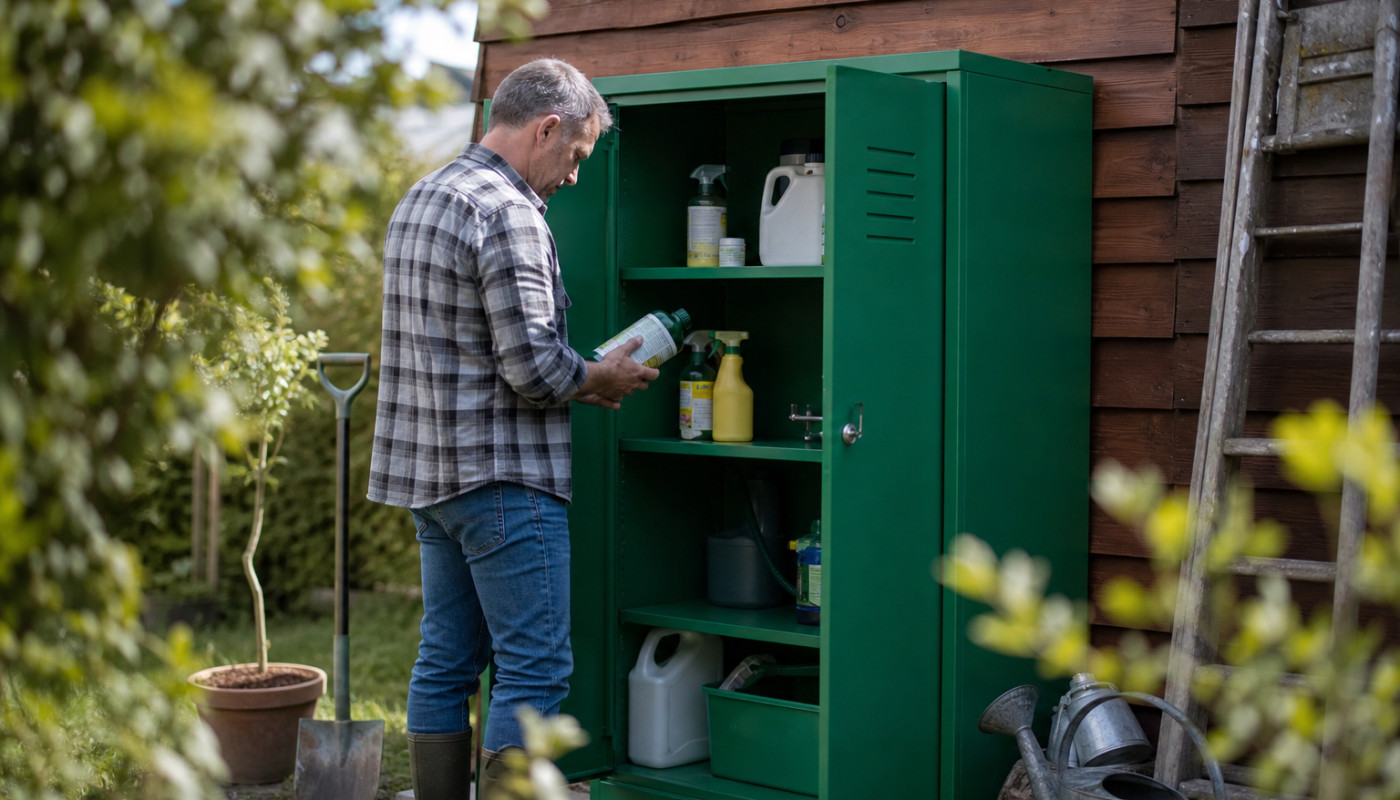 Créez votre propre espace sécurisé : l’essor de l’armoire phytosanitaire chez les particuliers